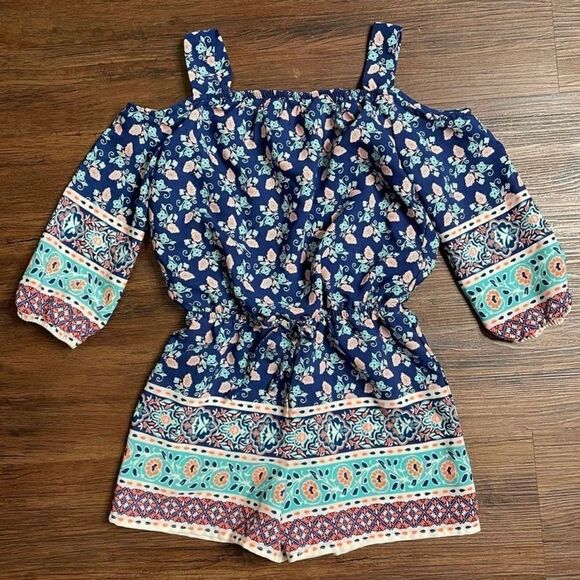 Girls Boho Style Little Girls Shorts Romper Size Small Youth - Picture 8 of 8